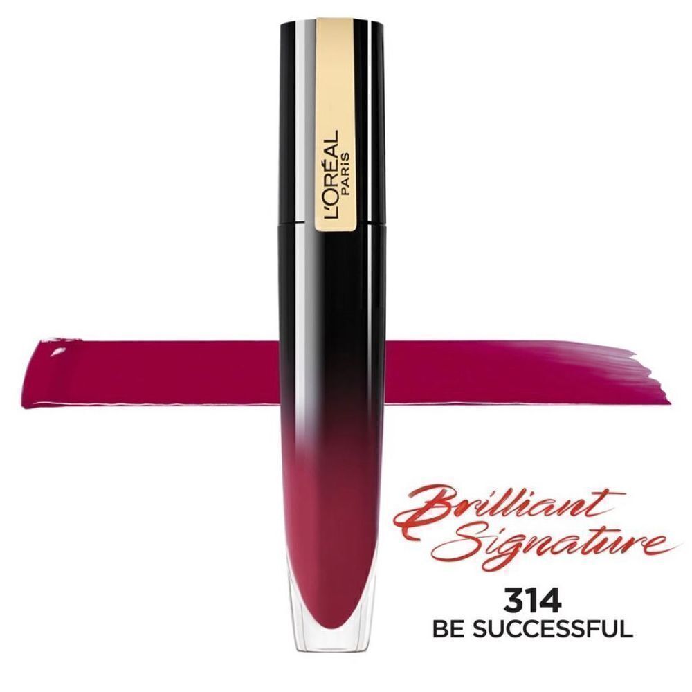 NWT L'Oreal Paris 314 Be Successful Brilliant Signature Shiny Lip Stain Lipstick - Picture 12 of 12